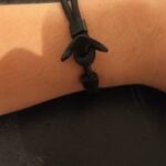 Navy Blue Minimalist Nautical Anchor Bracelet