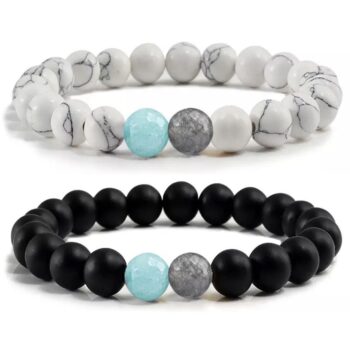 Aqua Beads Promise Bracelet