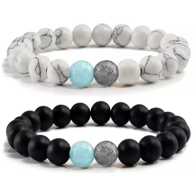 Aqua Beads Promise Bracelet