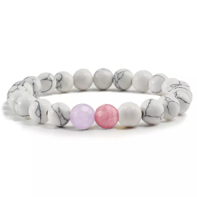 Orchid Beads Promise Bracelet - Image 2