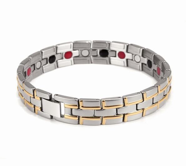 holy-light-silver-titanium-steel-magnetic-therapy-bracelet