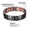 Relief Mens Arthritis Joint Pain Copper Magnetic Bracelets - Image 4