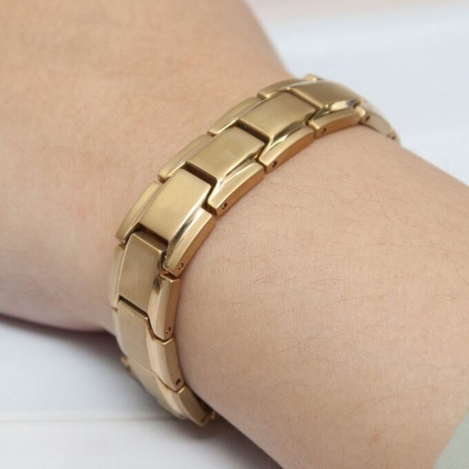 Bio Energy Titanium Steel Magnetic Bracelets Benefits for Pain Arthritis - Image 8