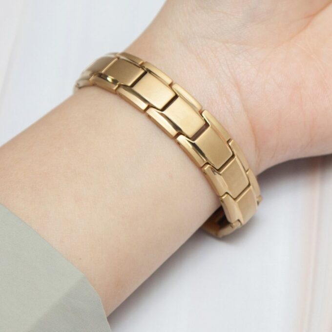 Bio Energy Titanium Steel Magnetic Bracelets Benefits for Pain Arthritis - Image 9