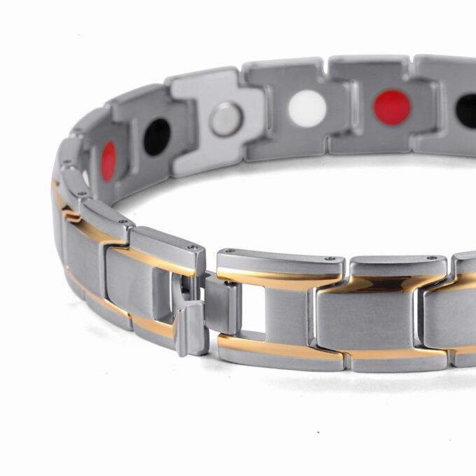 Bio Energy Titanium Steel Magnetic Bracelets Benefits for Pain Arthritis - Image 10