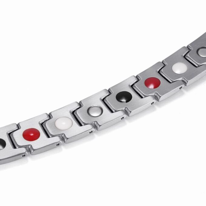 Bio Energy Titanium Steel Magnetic Bracelets Benefits for Pain Arthritis - Image 13
