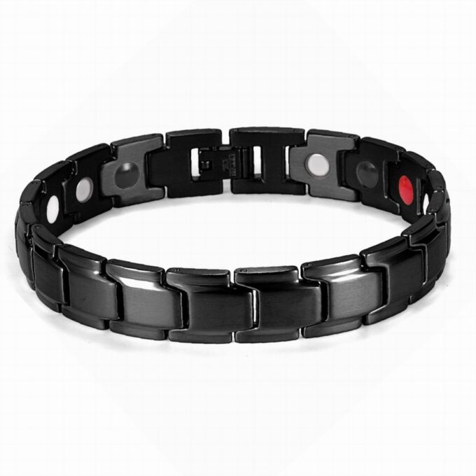 Bio Energy Titanium Steel Magnetic Bracelets Benefits for Pain Arthritis - Image 2