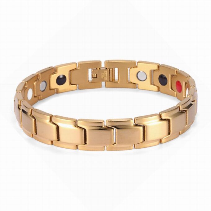 Bio Energy Titanium Steel Magnetic Bracelets Benefits for Pain Arthritis - Image 3