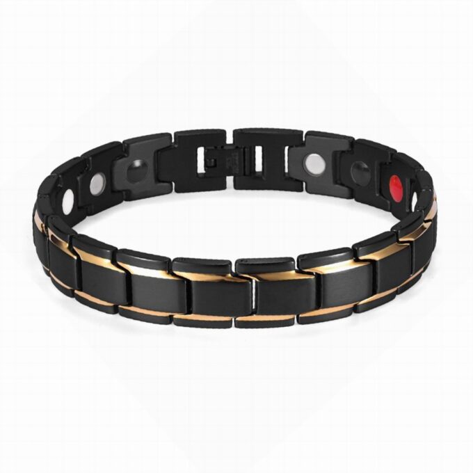 Bio Energy Titanium Steel Magnetic Bracelets Benefits for Pain Arthritis