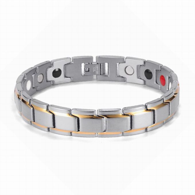 Bio Energy Titanium Steel Magnetic Bracelets Benefits for Pain Arthritis - Image 5