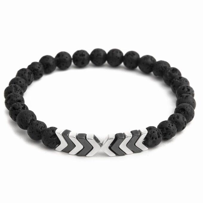 Sacred Arrow Lava Stone Diffuser Anxiety Bracelets