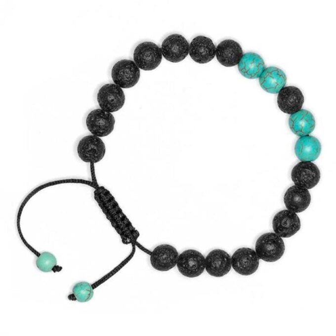 Peace Lava Stone Diffuser Anxiety Bracelet - Image 2