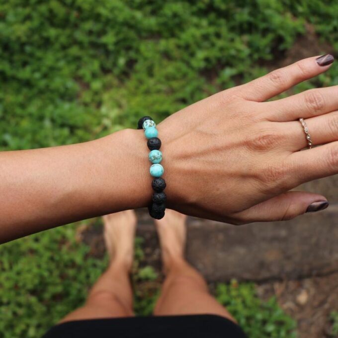 Peace Lava Stone Diffuser Anxiety Bracelet - Image 4