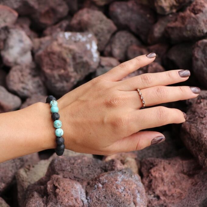 Peace Lava Stone Diffuser Anxiety Bracelet - Image 5