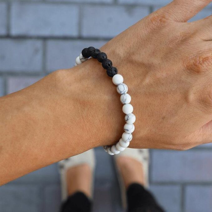 Serenity Lava Stone Diffuser Anxiety Bracelets - Image 4