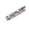 Women Rose Gold Diamond Silver Titanium Steel Magnetic Therapy Bracelets - Image 3