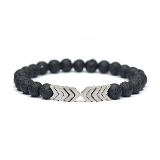Sacred Arrow Lava Stone Diffuser Anxiety Bracelets - Image 5