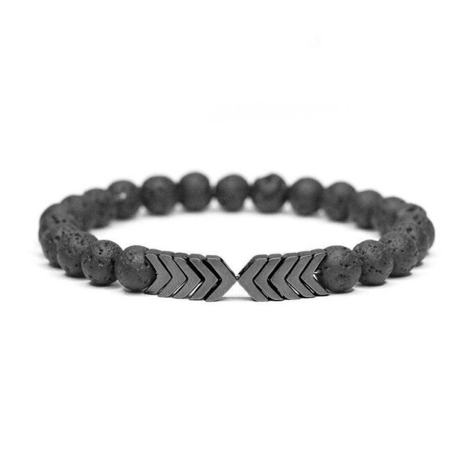 Sacred Arrow Lava Stone Diffuser Anxiety Bracelets - Image 4