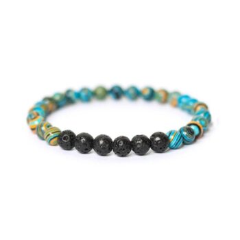 Blue Cosmic Diffuser Anxiety Bracelet