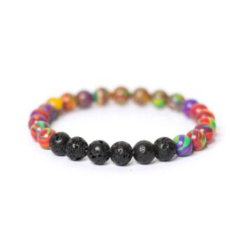Red Cosmic Diffuser Anxiety Bracelet