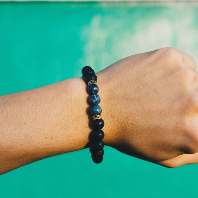 Blue Regalite Anxiety Bracelet - Image 3