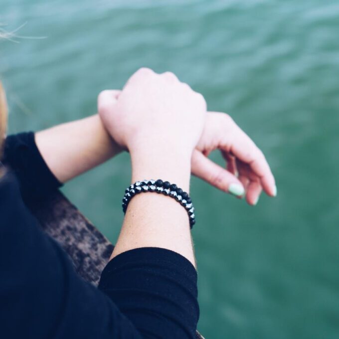 Hematite Diffuser Anxiety Bracelet - Image 4
