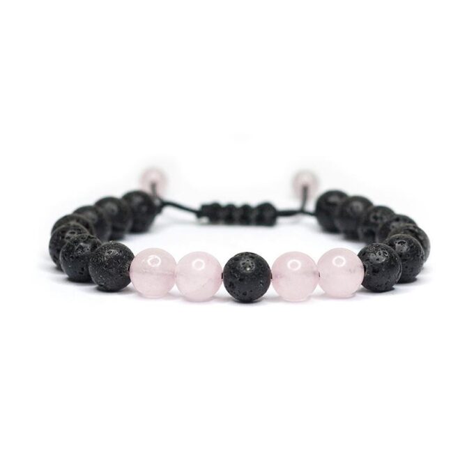 Rose Quartz Adjustable Anxiety Bracelet