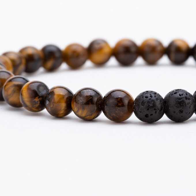 Tiger Eye Strength Anxiety Bracelet - Image 3