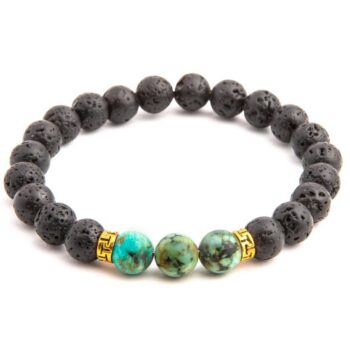 African Turquoise Diffuser Anxiety Bracelet