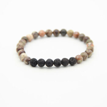 Flower Agate Diffuser Anti Anxiety Bracelet
