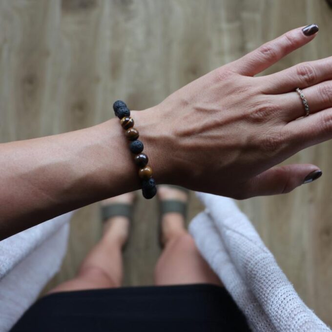 Tiger Eye Focus Anxiety Bracelet - Image 3
