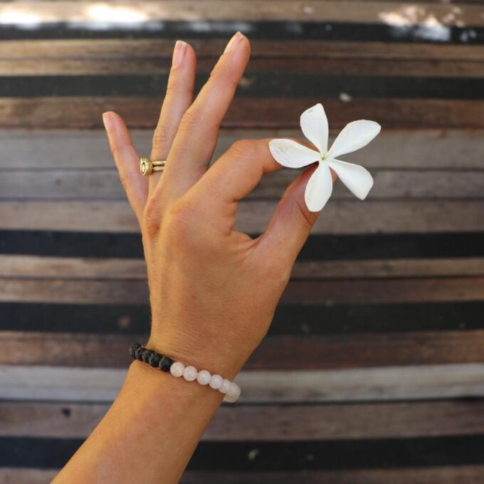 Rose Quartz Anxiety Bracelet - Image 4
