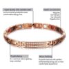 Stainless Steel Rose Gold Bio Magnetic Bracelet Necklace Series - Image 8