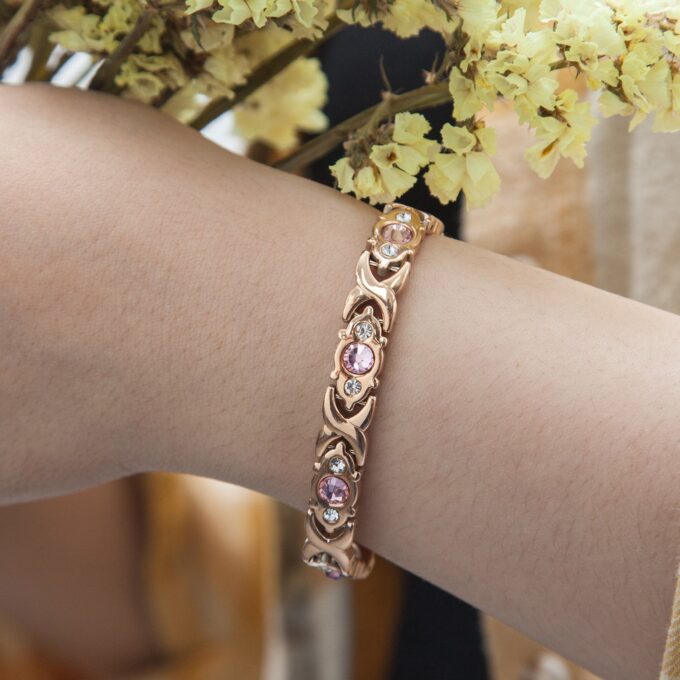 Stainless Steel Women Magnetic Bracelet for Arthritis - Image 11