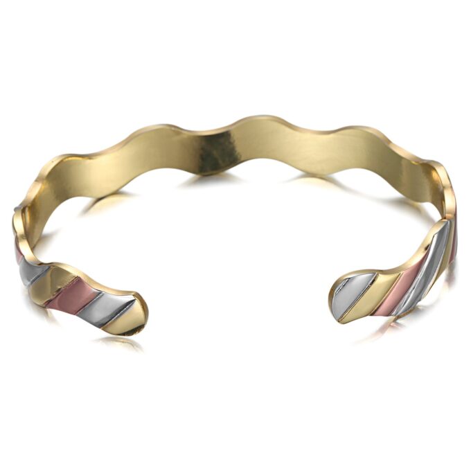 Unique Design Mix Color Pain Relieve Copper Magnetic Bangles - Image 5