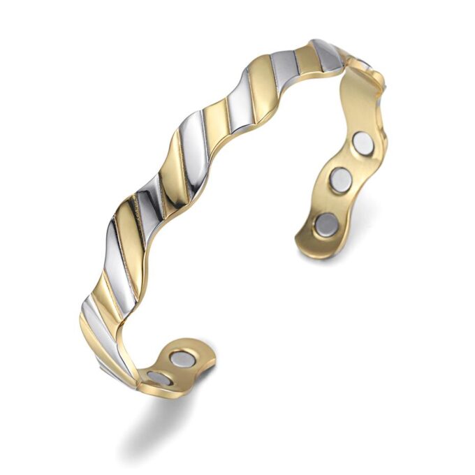 Unique Design Mix Color Pain Relieve Copper Magnetic Bangles