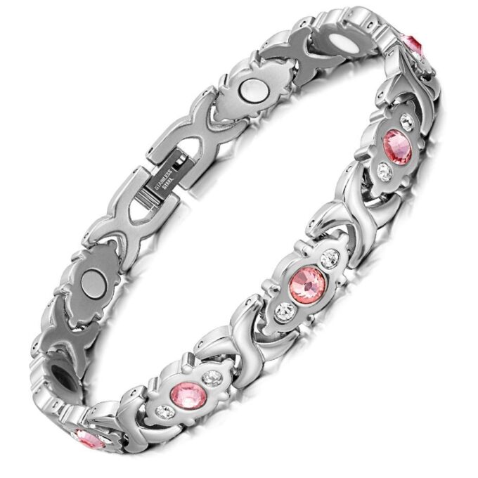 Stainless Steel Women Magnetic Bracelet for Arthritis - Image 2