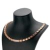 Stainless Steel Rose Gold Bio Magnetic Bracelet Necklace Series - Image 2