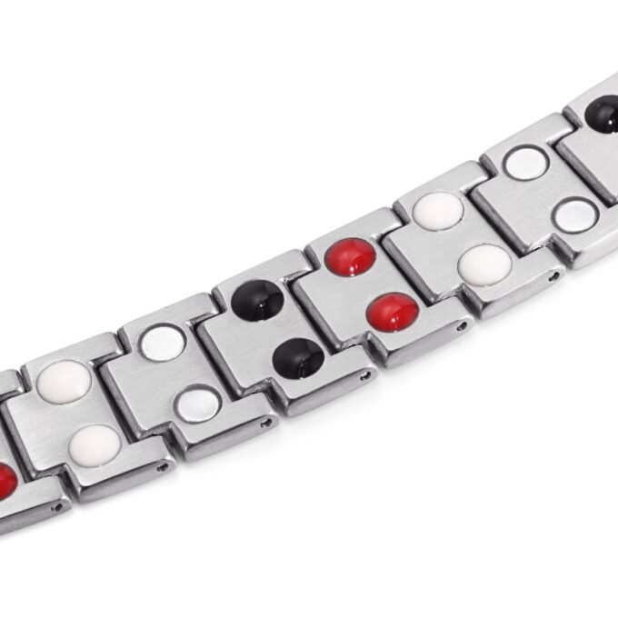 Titanium Mens Magnetic Therapeutic Bracelets Benefit for Wrist Pain - Image 9