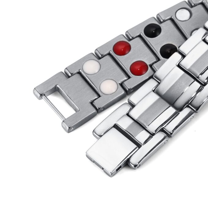 Titanium Mens Magnetic Therapeutic Bracelets Benefit for Wrist Pain - Image 8