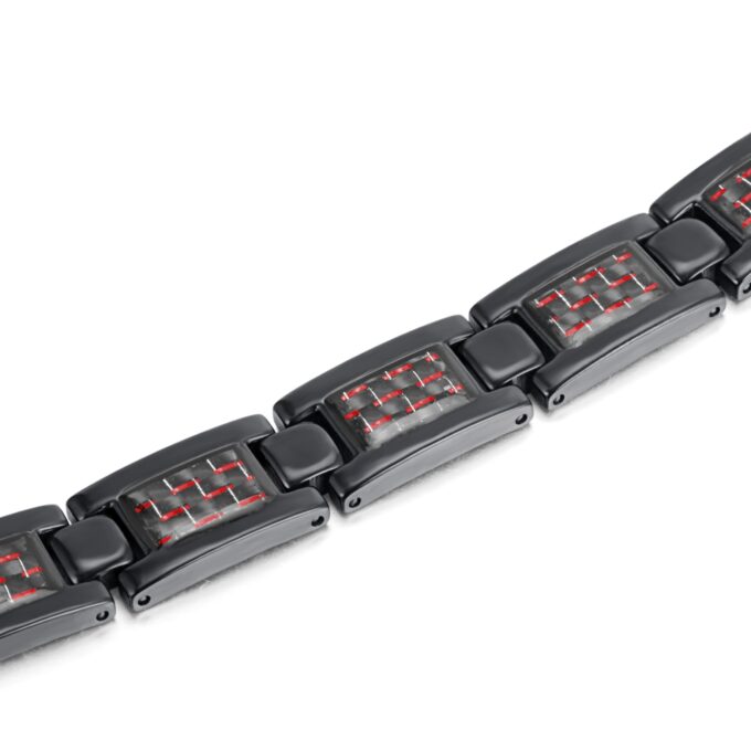 Titanium Carbon Fiber Blood Circulation Magnetic Arthritis Bracelet - Image 10