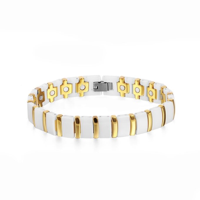 Women Ceramic Joint Pain Magnetic Bracelet Symptoms of Arthritis - Image 3