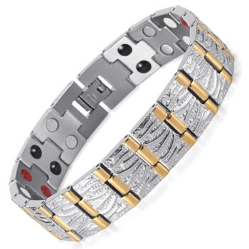 Stainless Steel No Side Effects Therapeutic Bracelet Magnetic Bracelet for Mens