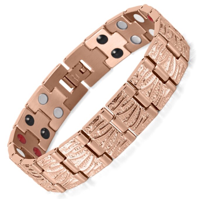 Stainless Steel No Side Effects Therapeutic Bracelet Magnetic Bracelet for Mens - Image 4