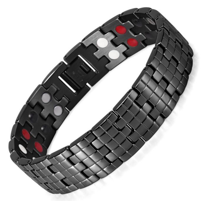 Stainless Steel Mens Magnetic Bracelets for Arthritis Pain Relief