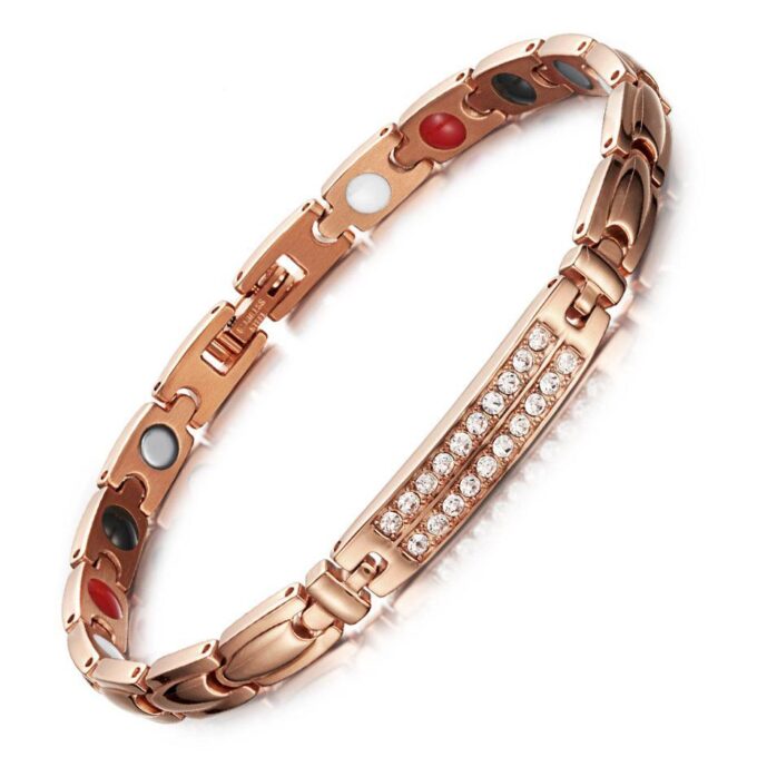 Women Diamond Magnetic Bracelet for Pain - Image 2
