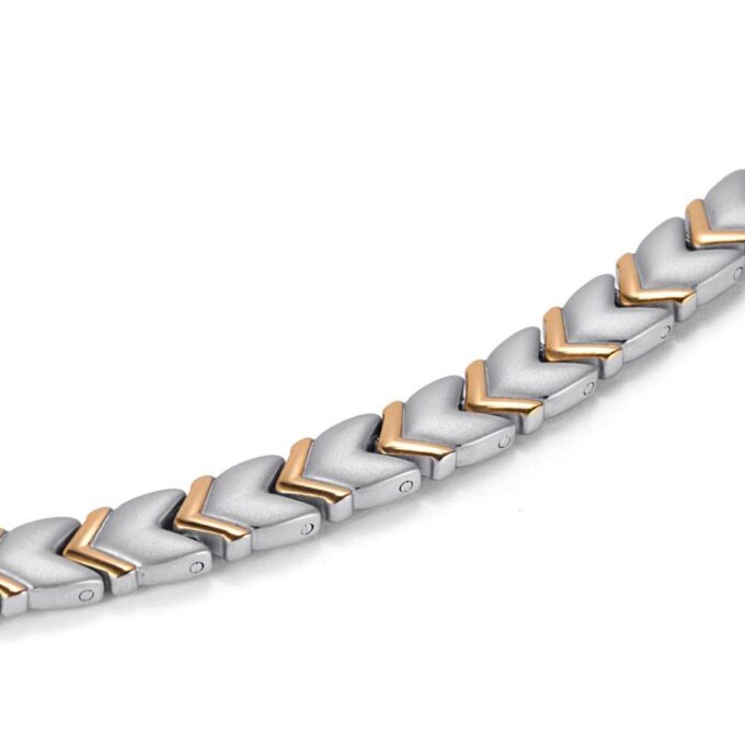 Woman's Arthritis Magnetic Bracelets Reviews Blood Circulation Titanium Bracelet - Image 8