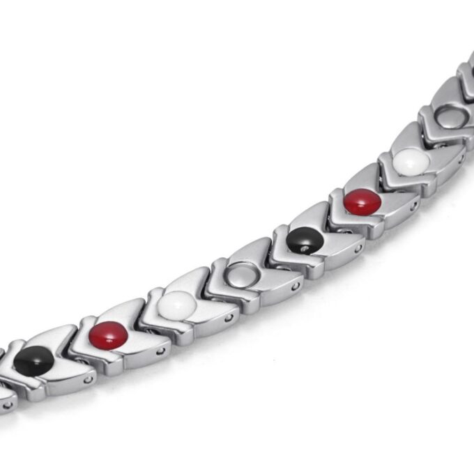 Woman's Arthritis Magnetic Bracelets Reviews Blood Circulation Titanium Bracelet - Image 9