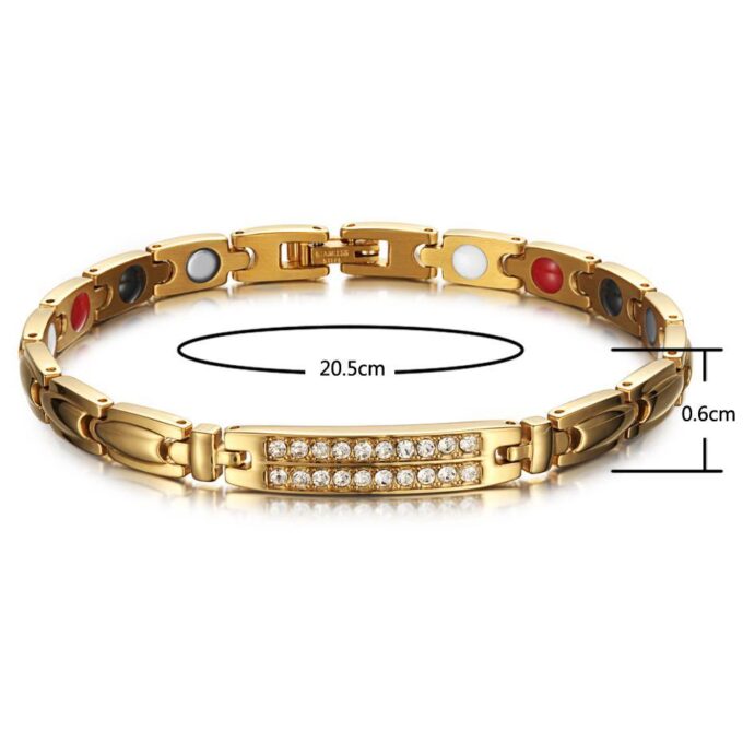 Women Diamond Magnetic Bracelet for Pain - Image 3