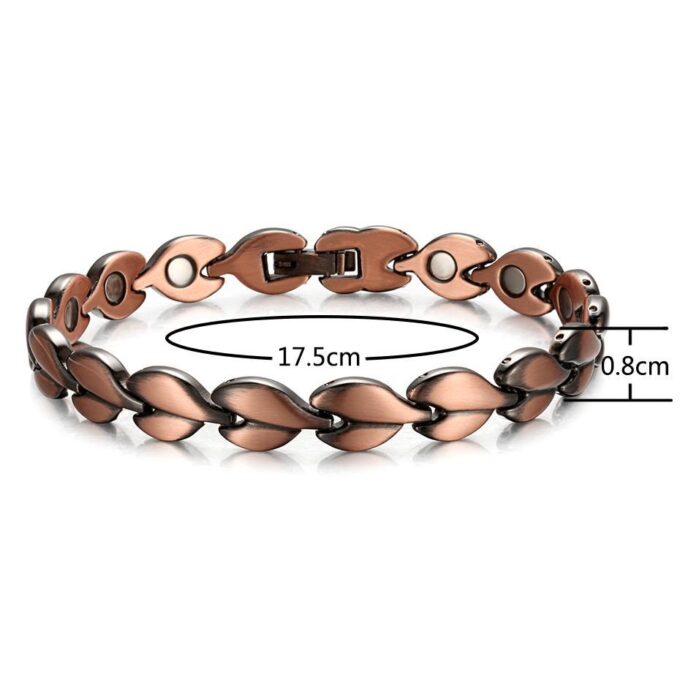 Women Carpal Tunnel Strong Copper Magnetic Bracelet for Arthritis - Image 4